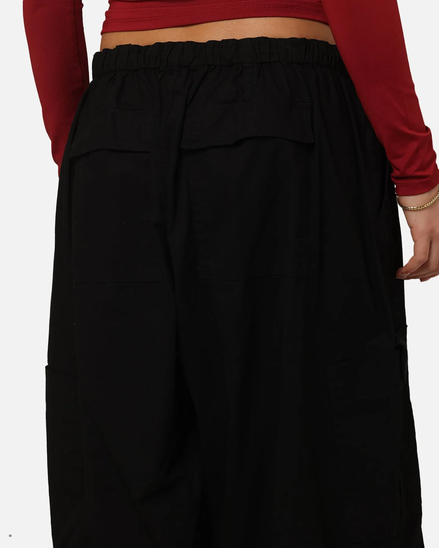 XXIII Cord Tie Cargo Pants Black