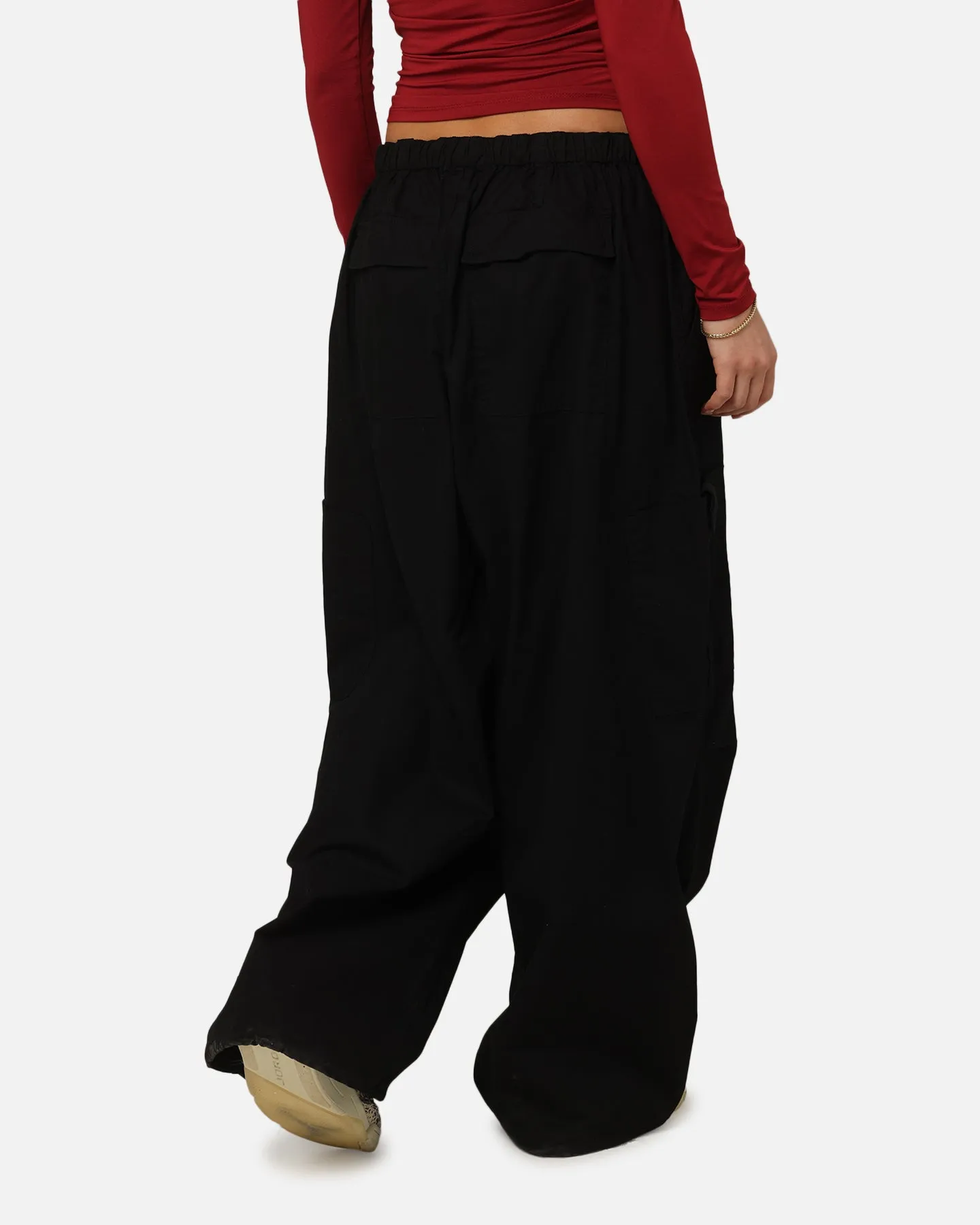 XXIII Cord Tie Cargo Pants Black