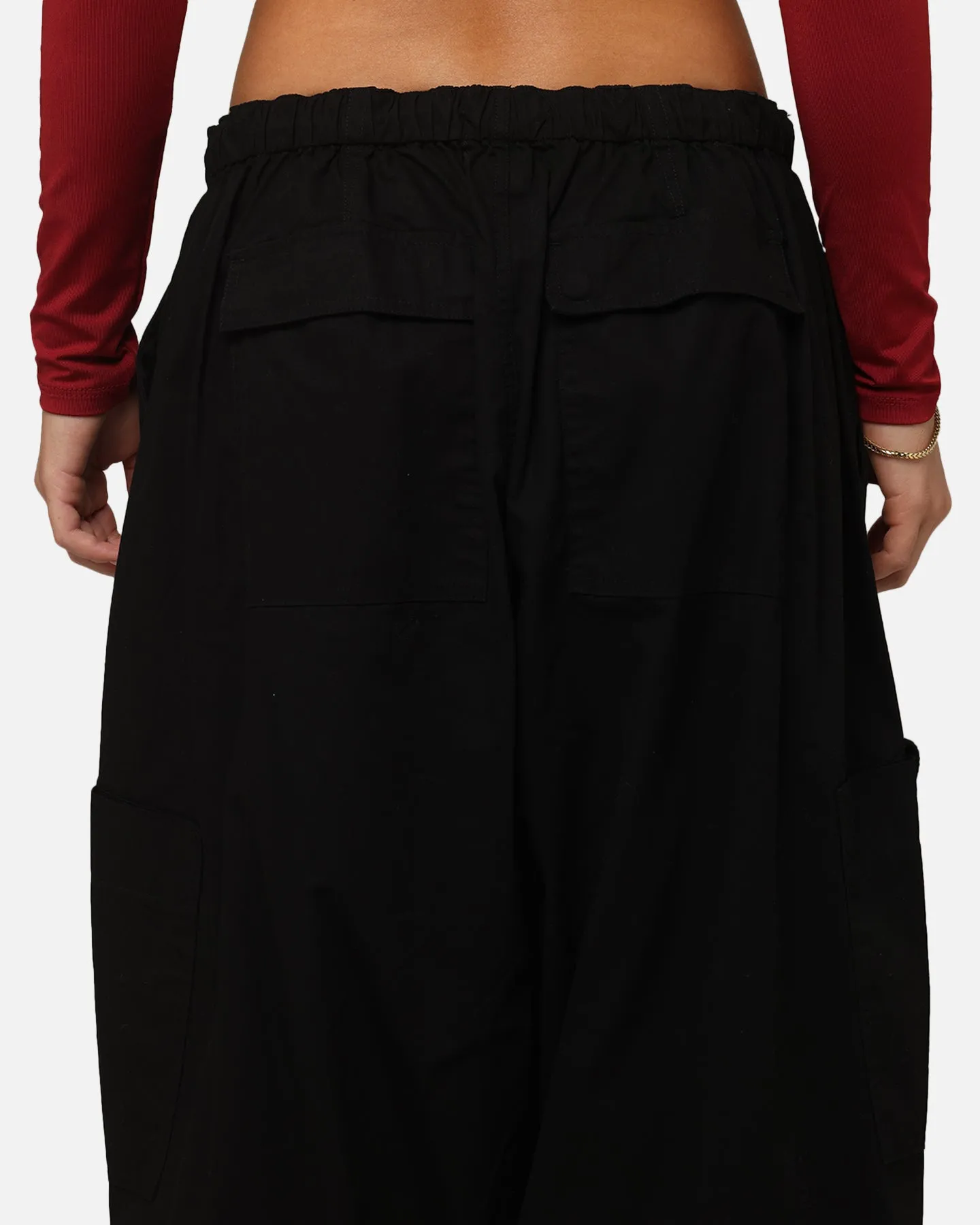 XXIII Cord Tie Cargo Pants Black