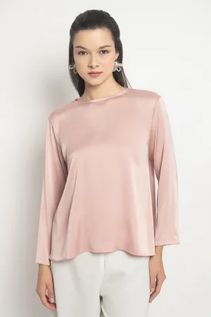 Yara Long Sleeves Inner Top in Pink